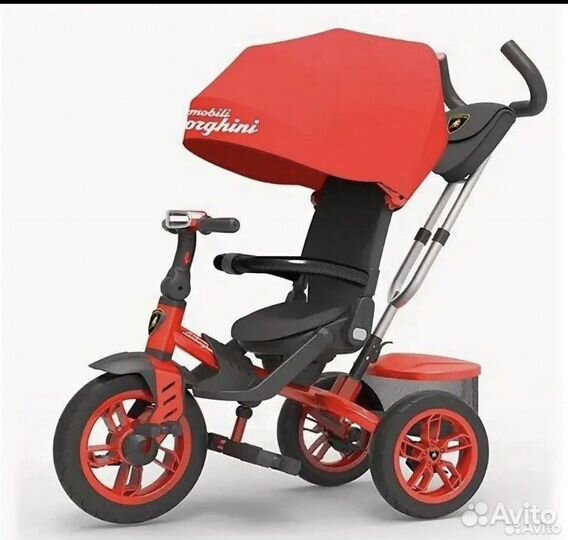Велосипед Lamborghini с родительской ручкой