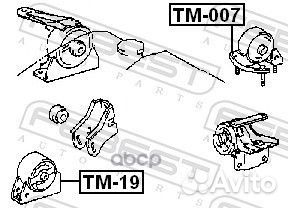 Опора двигателя TM-007 TM-007 Febest