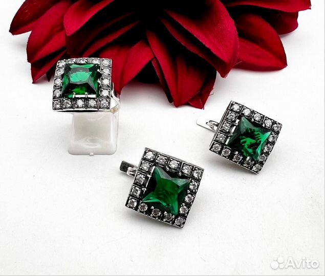 Серьги серебро 925