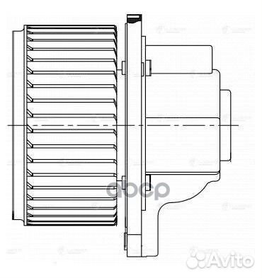 Э/вентилятор отоп. для а/м Chevrolet Captiva (0