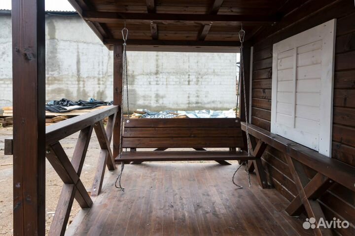 Модульная баня 30м2 в стиле Альпийское шале