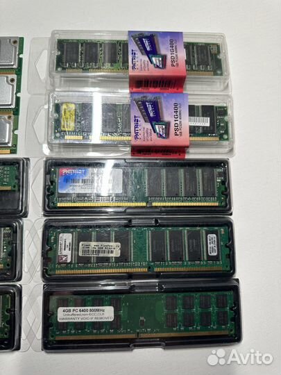 Sdram, rdram, DDR1 (оперативная память)