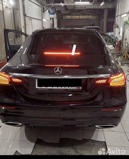 Задний диффузор на е 213 amg