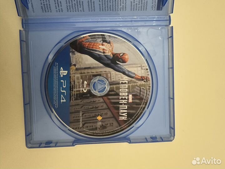 Человек паук ps4 диск
