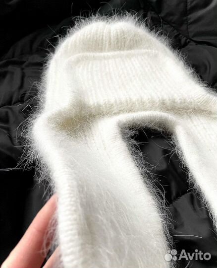 Ушанка вязаная