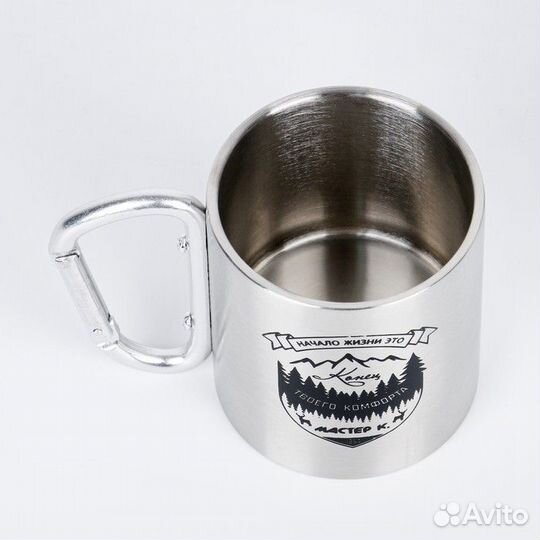 Термокружка, серия: Карабин, 