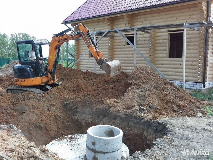 Услуги миниэкскаватора