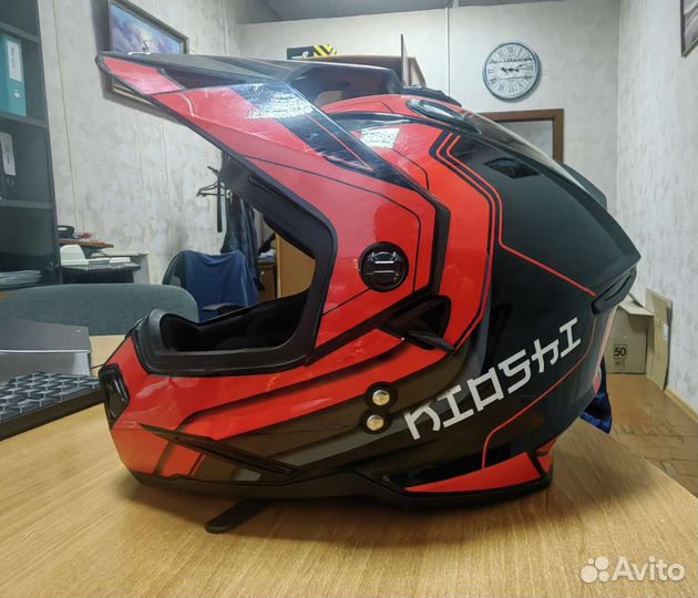 Мотошлем кроссовый, эндуро