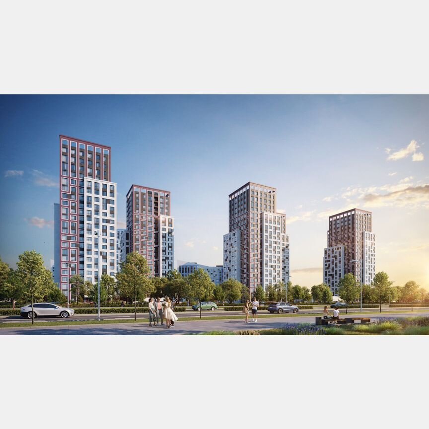 1-к. квартира, 31,4 м², 19/22 эт.