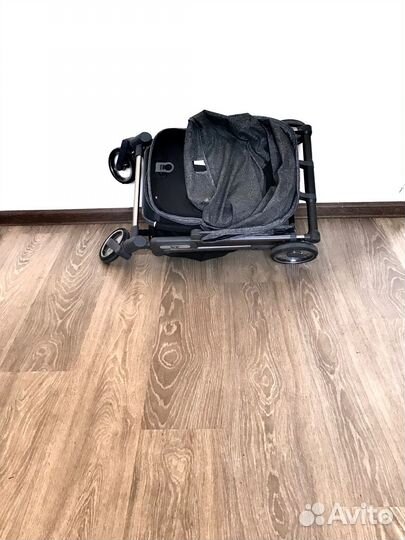 Коляска прогулочная Lepre Серая