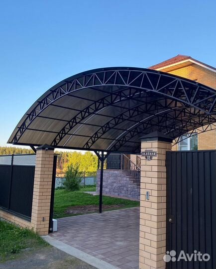 Металлический навес