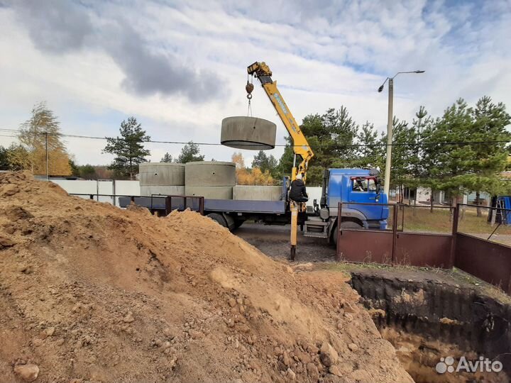 Септик под ключ. Кессон. Выгребная яма