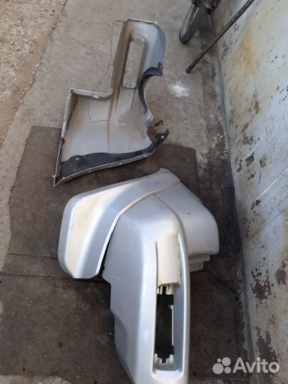 Клык бампера Mitsubishi Pajero 3