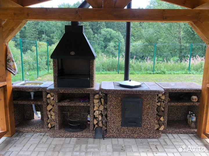 Печь барбекю, модуль под тандыр