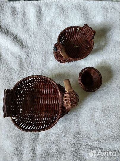 Плетёные корзинки-уточки