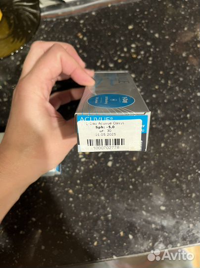 Линзы контактные acuvue oasys 1 day -5 и -5,5