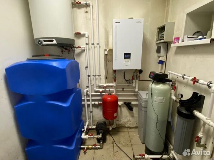 Ремонт отопления Замена котла установка котла