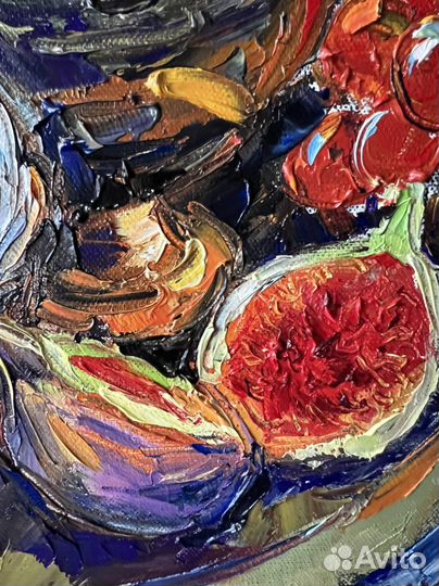 Картина маслом. Восточный натюрморт