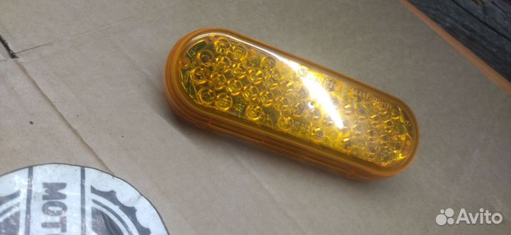 36-диодный овальный стробоскоп желтый