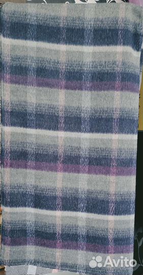 Шерстяная пальтовая ткань с начёсом Италия