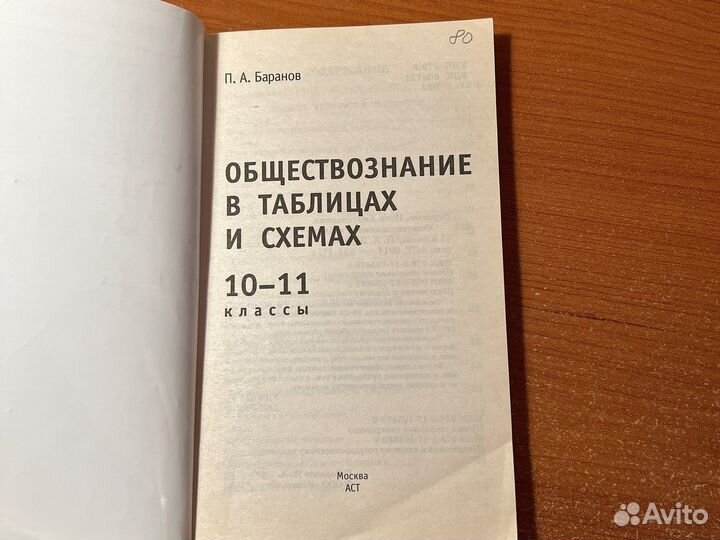 П.А.Баранов «Обществознание в таблицах и схемах»