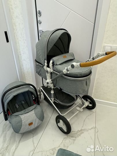 Коляска трансформер 2 в 1 luxmom