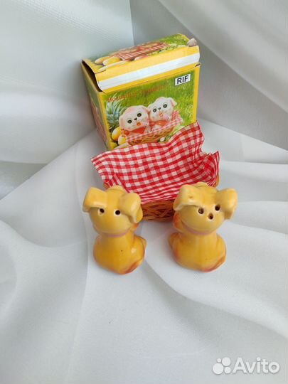 Солонка и перечница керамика