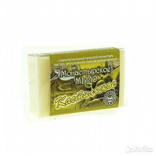 85 гр. Монастырское мыло Кастильское