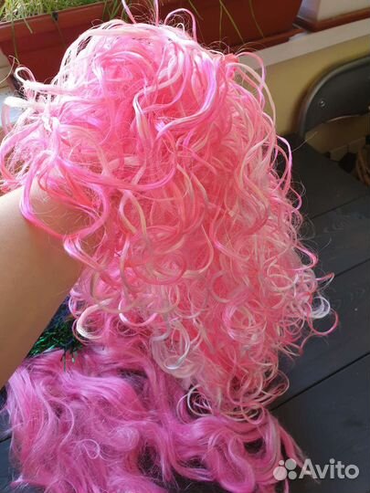 Парик карнавальный цветной (разные, в т.ч. мишура)