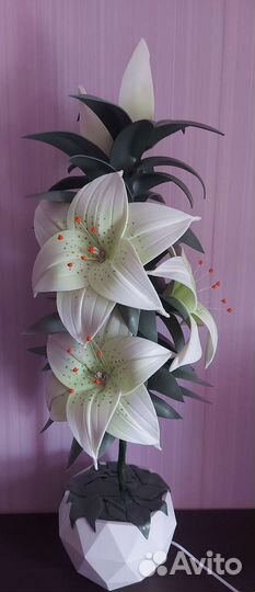 Ростовые цветы светильники