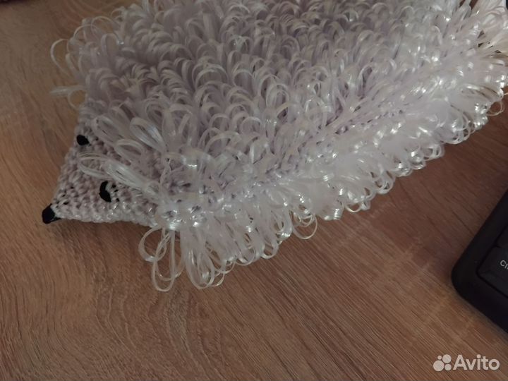 Мочалка-ёжик ручной работы