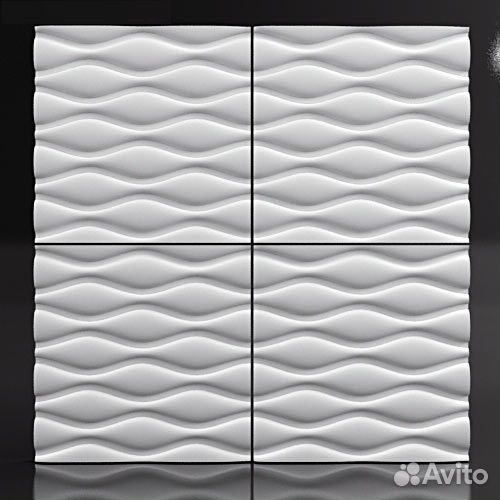 Гипсовая 3D панель Blob