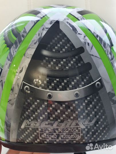 Детский мото шлем