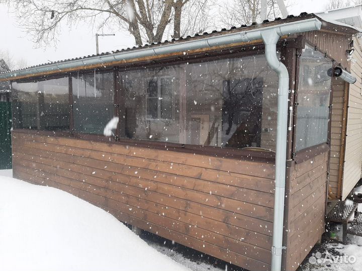 Мягкие гибкие окна на дачу