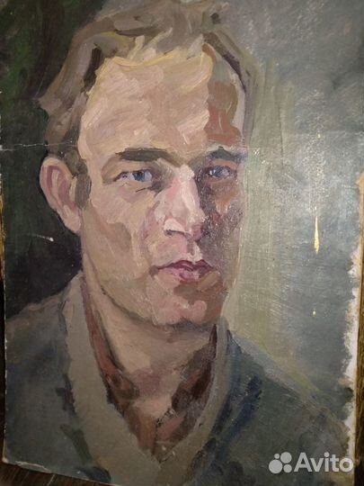 Живопись портрет СССР 34см*46см