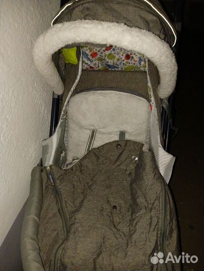 Сани коляска детские ника