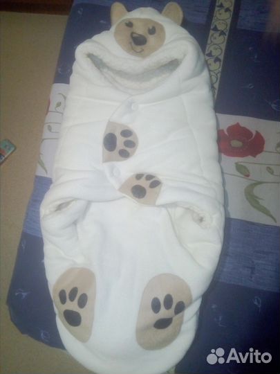 Конверт на выписку зима весна для новорожденных