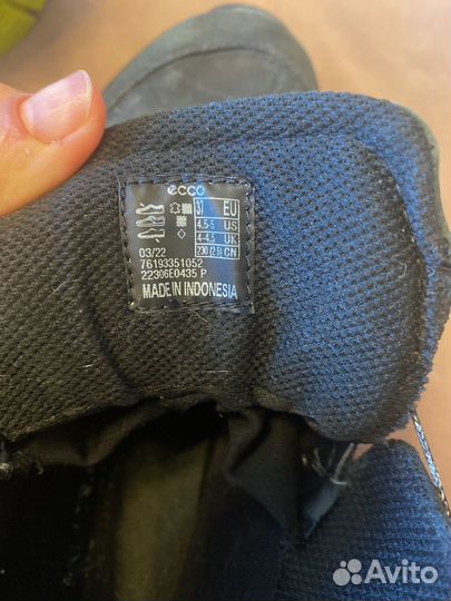 Зимние ботинки ecco 37