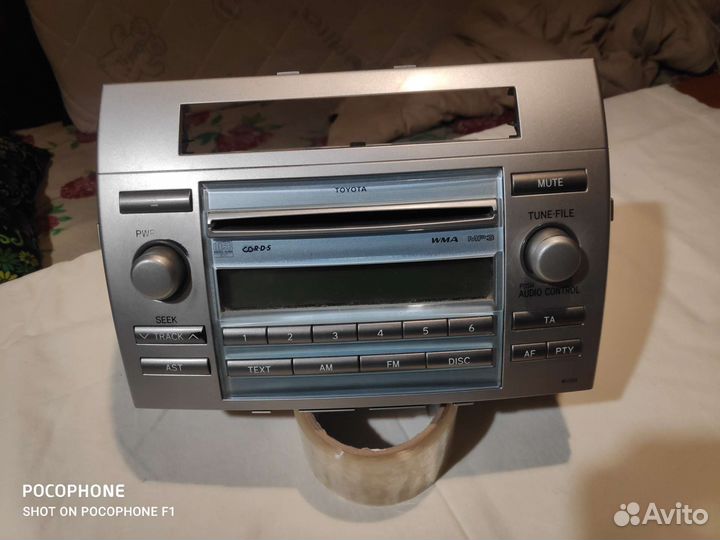 Штатная магнитола Тойота Королла Версо 2008г