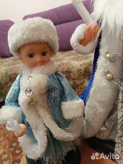 Дед мороз и снегурочка,крупные