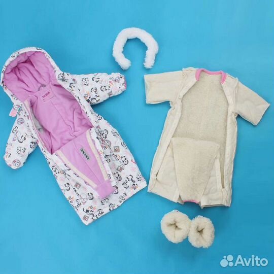 Комбинезон трансформер зимний 80