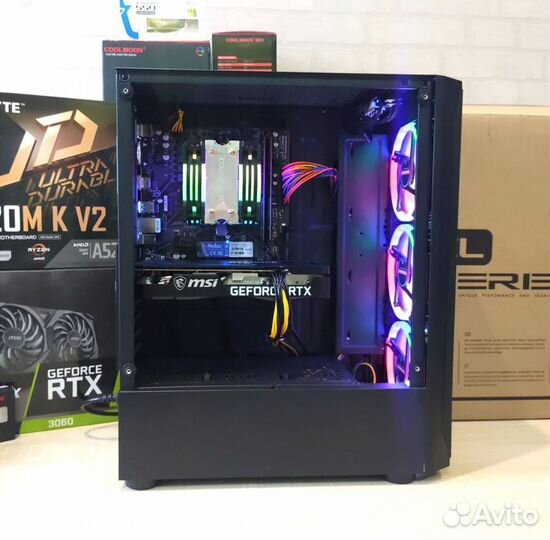 Игровой пк rtx 3060, Ryzen 5 5500