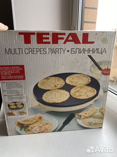 Tefal multi crepes party 4 блинчика за раз