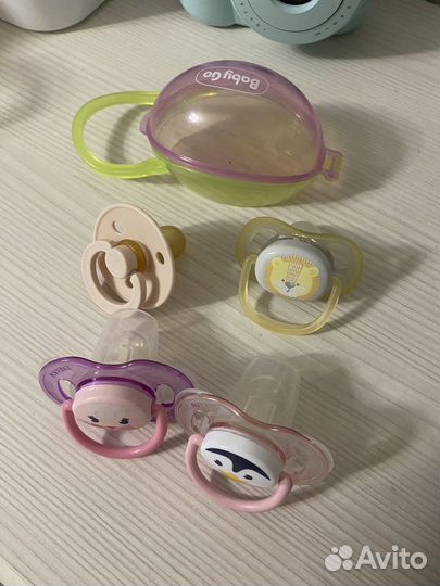 Соски авент новые + держатели для сосок