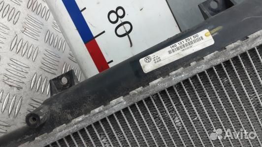 Радиатор системы охлаждения skoda octavia A5 (8LV1