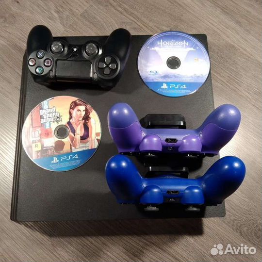 Sony playstation 4 PS4 pro 1tb с играми