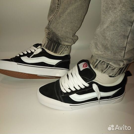 Vans knu skool черные