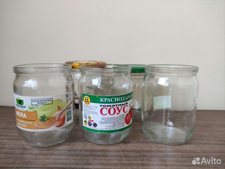 Стеклянные банки 0.5 л