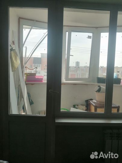 Стеклопакет окно +дверь