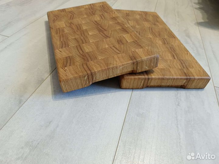 Торцевая разделочная доска из дуба